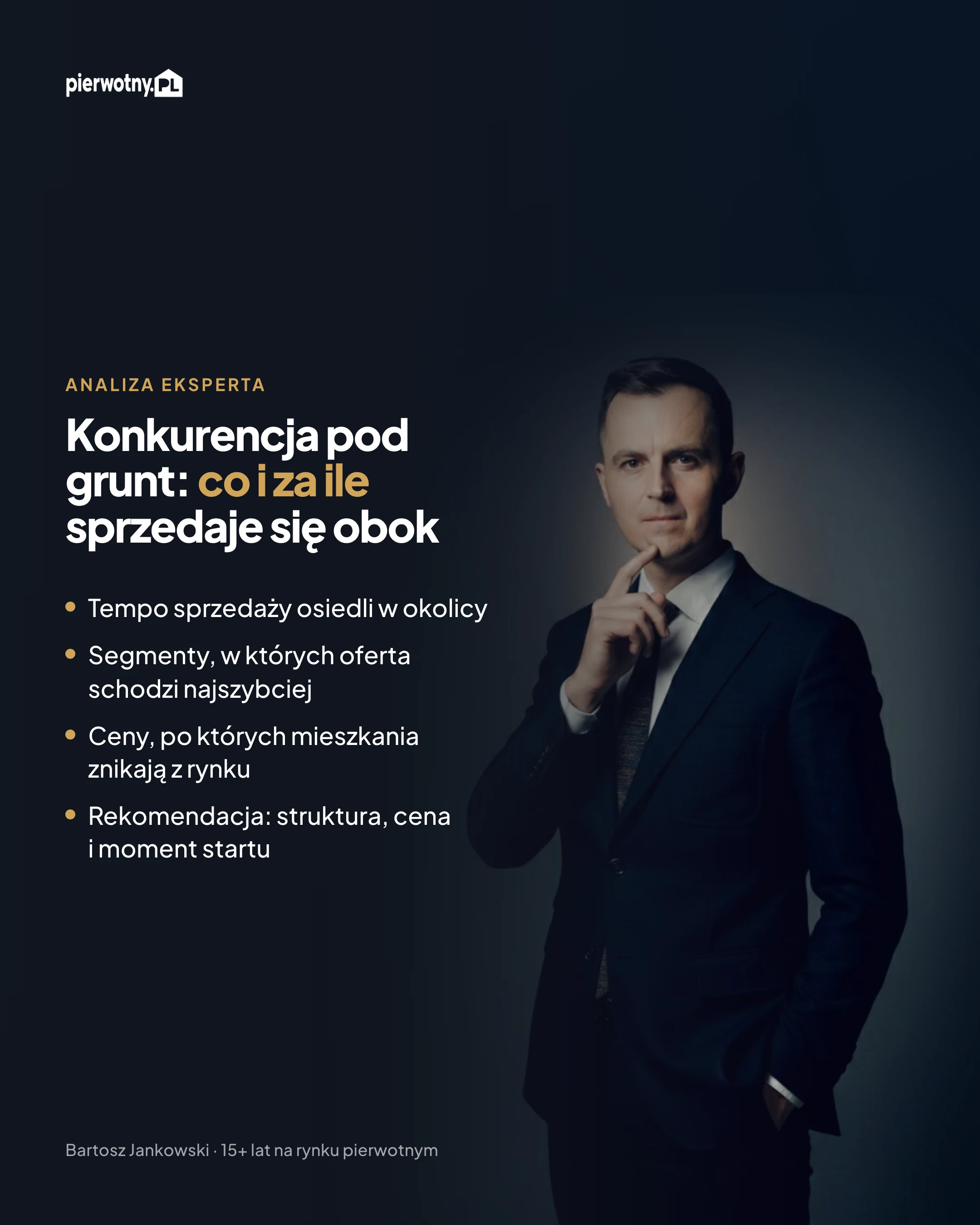 Okładka analizy eksperta: Konkurencja pod grunt, co i za ile sprzedaje się obok, z Bartoszem Jankowskim